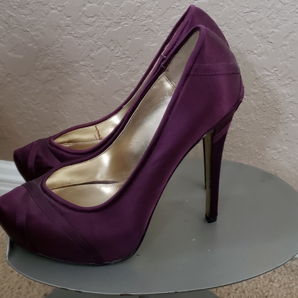 Plum bebe heels